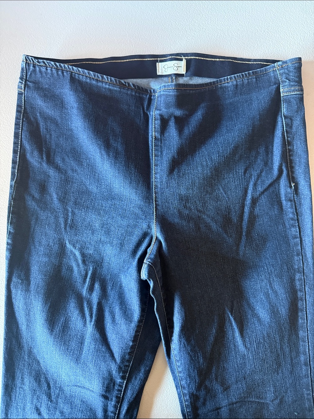 Jessica Simpson Blue Denim Stretch Leggings 32